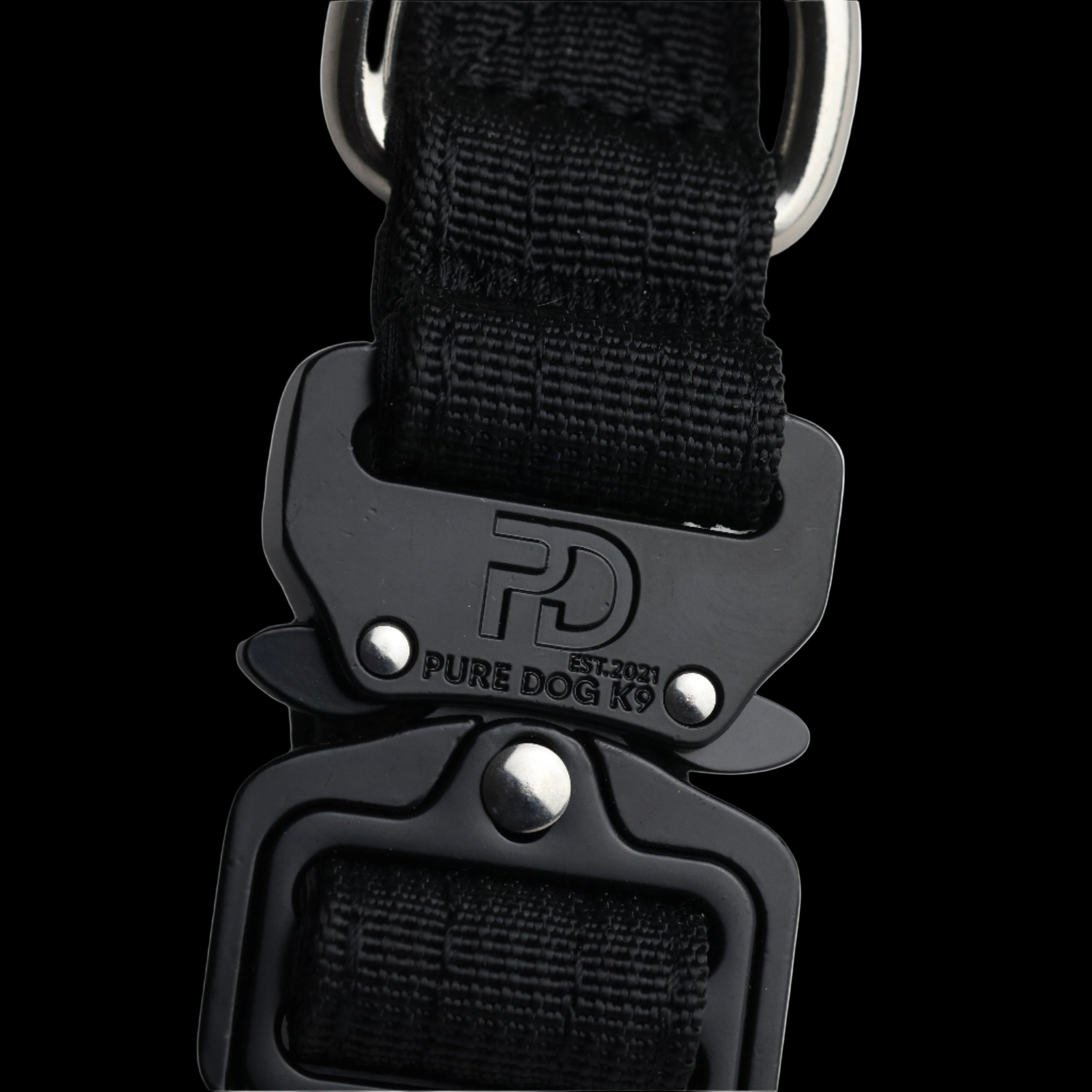 Pure Dog k9 Tactical Collar Black