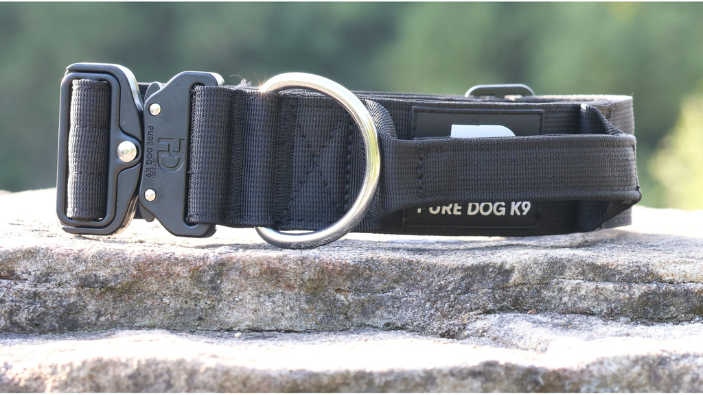 Pure Dog k9 Tactical Collar Black