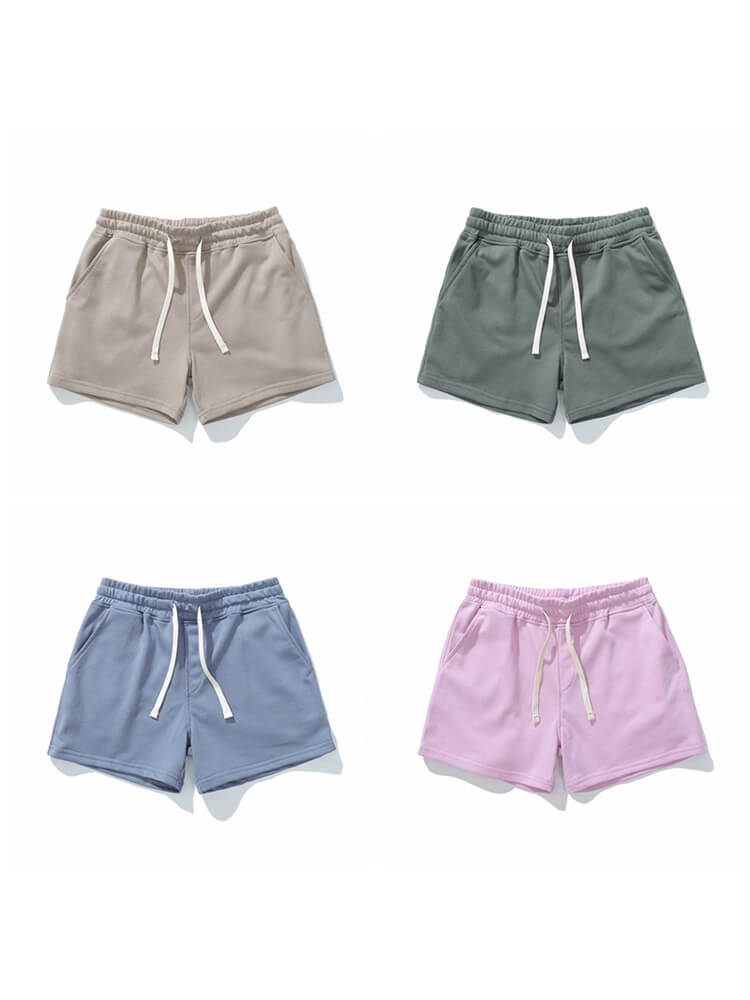 Men's Casual Cotton Drawstring Athletic Short