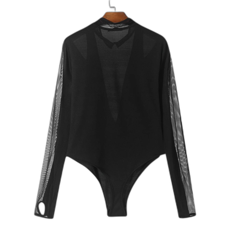 High C*nt Mesh Sheer Bodysuit