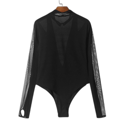 High C*nt Mesh Sheer Bodysuit