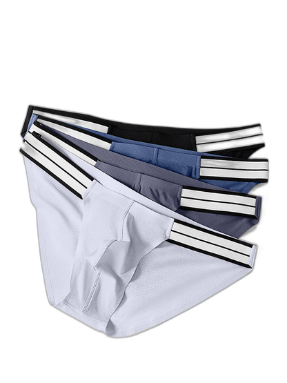 3 Pack Men’s Breathable Ice-Touch Athletic Briefs