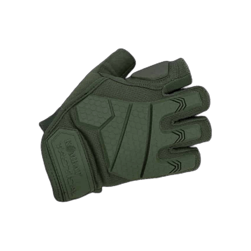 Kombat UK Alpha Fingerless Gloves - Olive