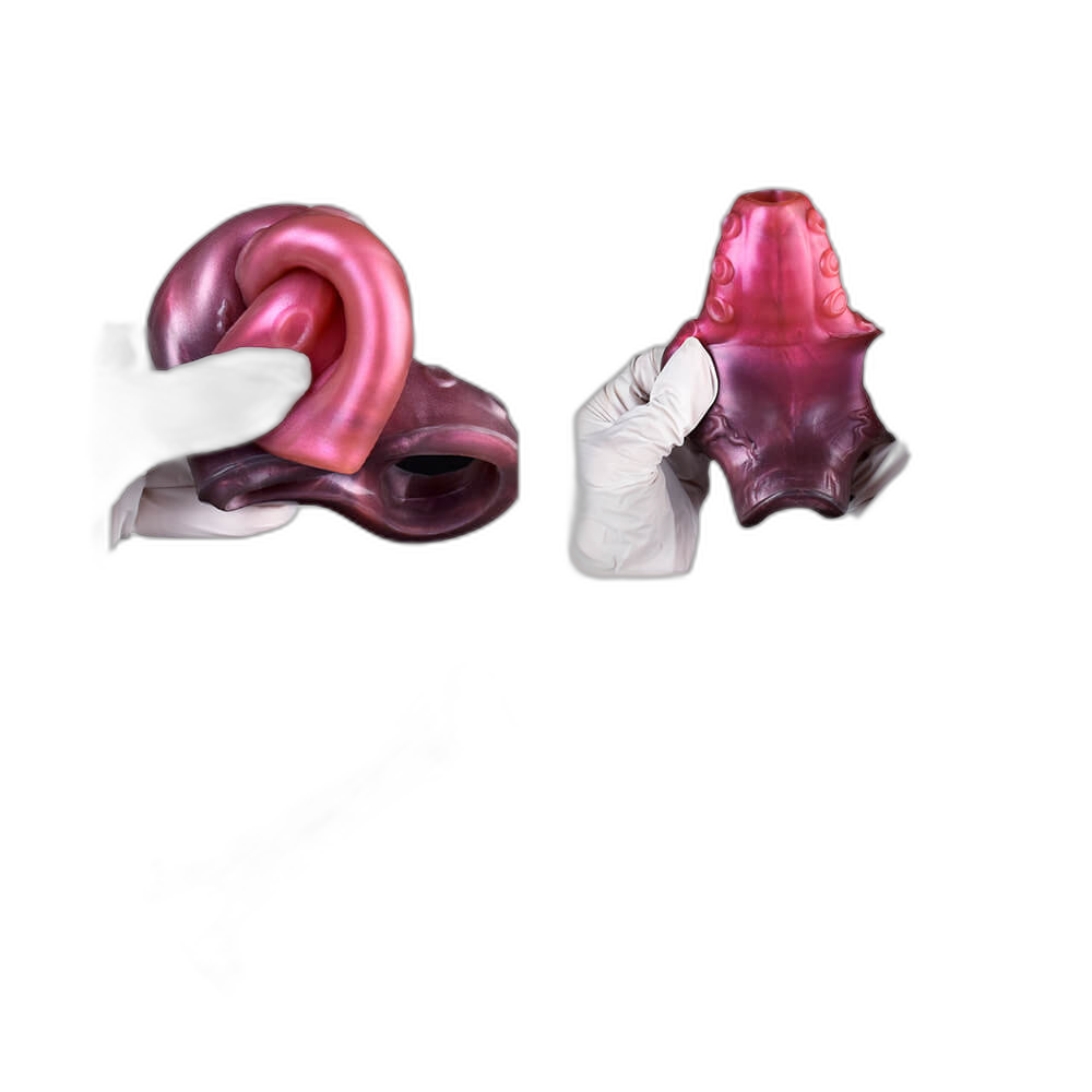 Aqua - 4-5 Inch Penis Sleeve - Hollow Cock Sleeve
