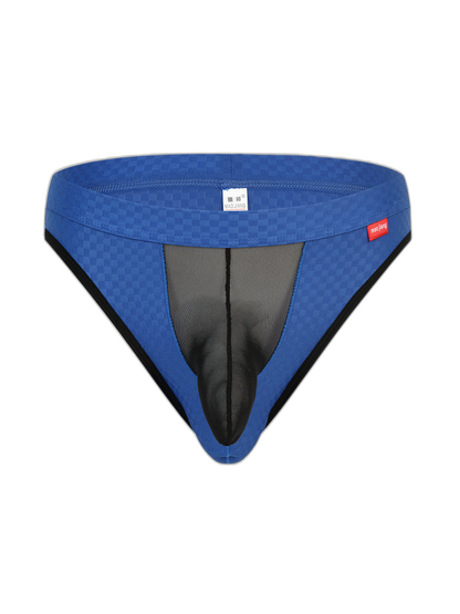 2 Pack Men's Sexy Thongs with Transparent Elephant Trunk