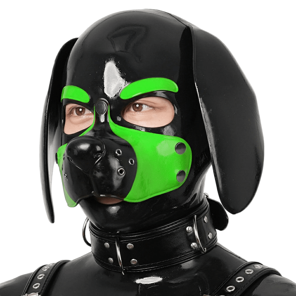 Furrjoi Silicone Beagle Hood Lime Green