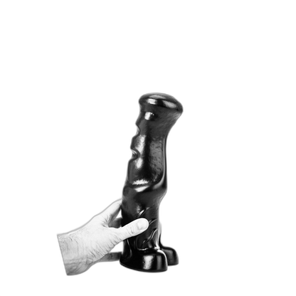 ruff GEAR Dark Knight Dildo 10.2 Inch Black