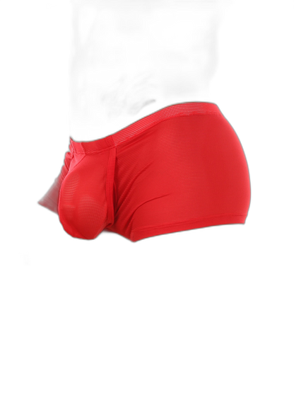 Men's Big Pouch U-convex Trunks with Fly