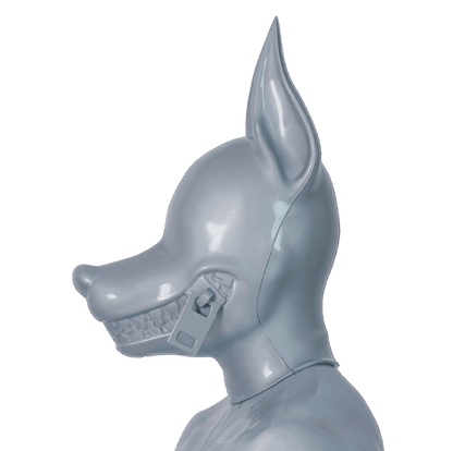 Furrjoi Zipper Dog Hood Silver