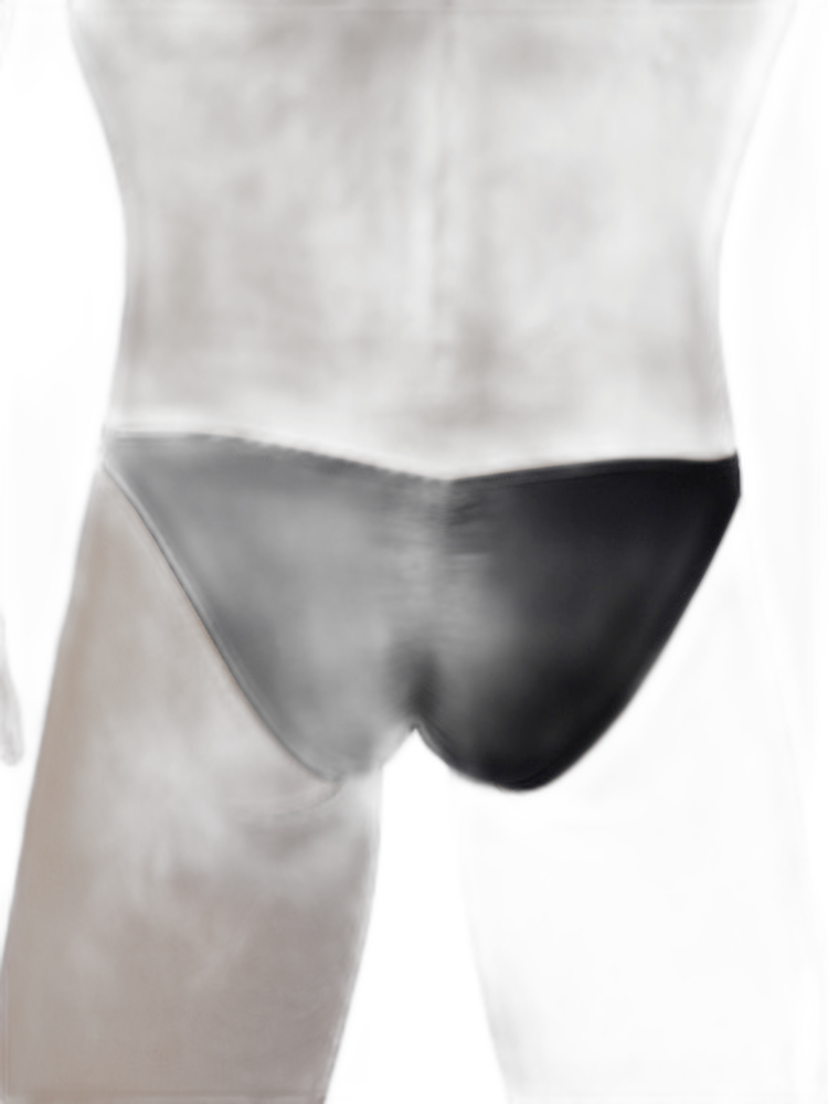 Men's Wrinkled Light Breathable Low Waist Bikini Underwear