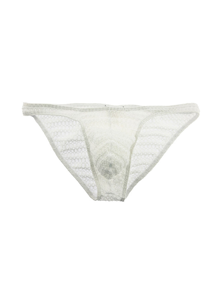 3-pack Men's Low-rise Sexy Mesh Lace Briefs