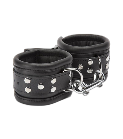 ruff GEAR Hardcore Padded Leather Ankle Cuffs