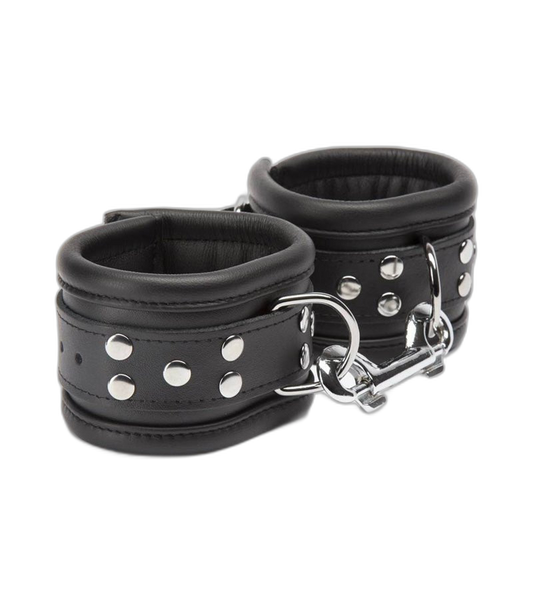 ruff GEAR Hardcore Padded Leather Ankle Cuffs