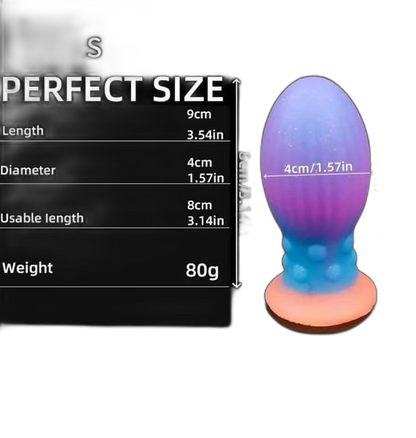 GlowPlug – Silicone Glow-in-the-Dark Anal Plug