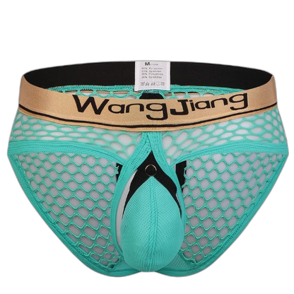 Mens Sexy Mesh Breathable U Convex Pouch Briefs