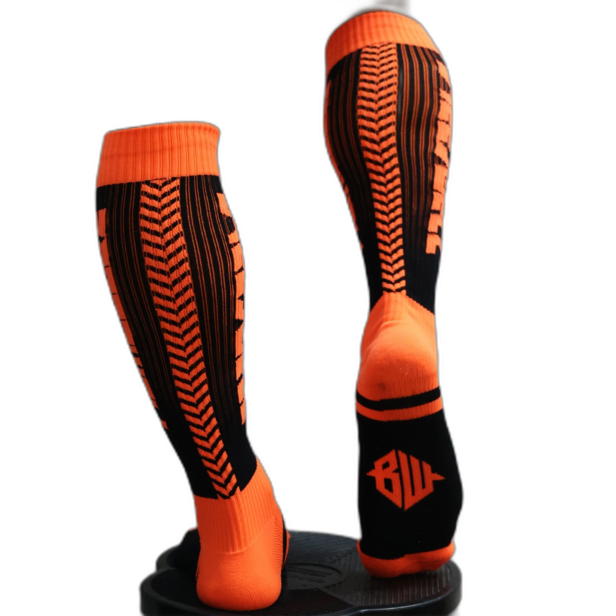 Breedwell Eternity Socks Neon Orange