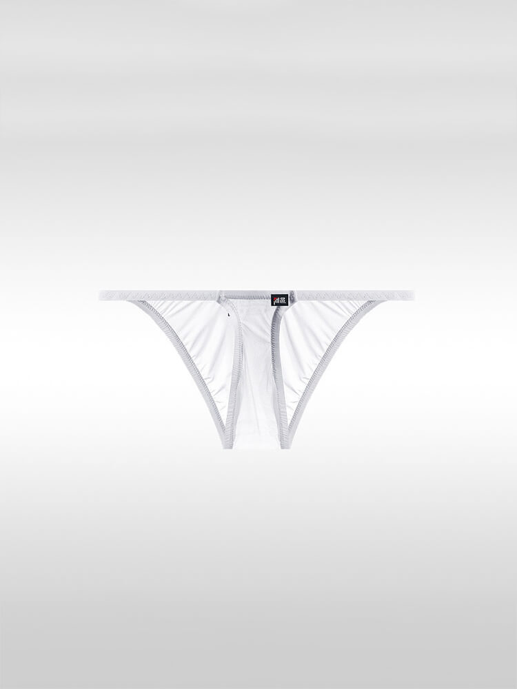 Men's Low-Rise Sexy Ultra-Thin Sheer Ice-Silk Briefs