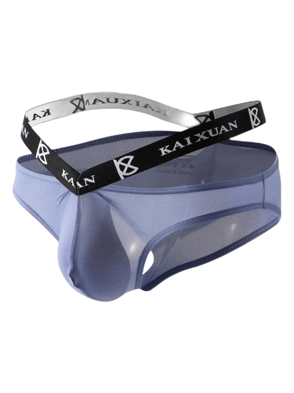 3 Pack Dual Waistband Mesh Stretch Briefs