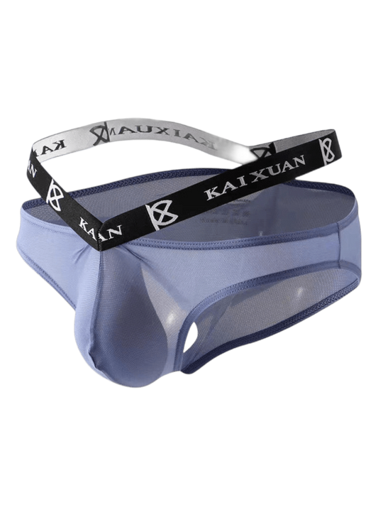 3 Pack Dual Waistband Mesh Stretch Briefs