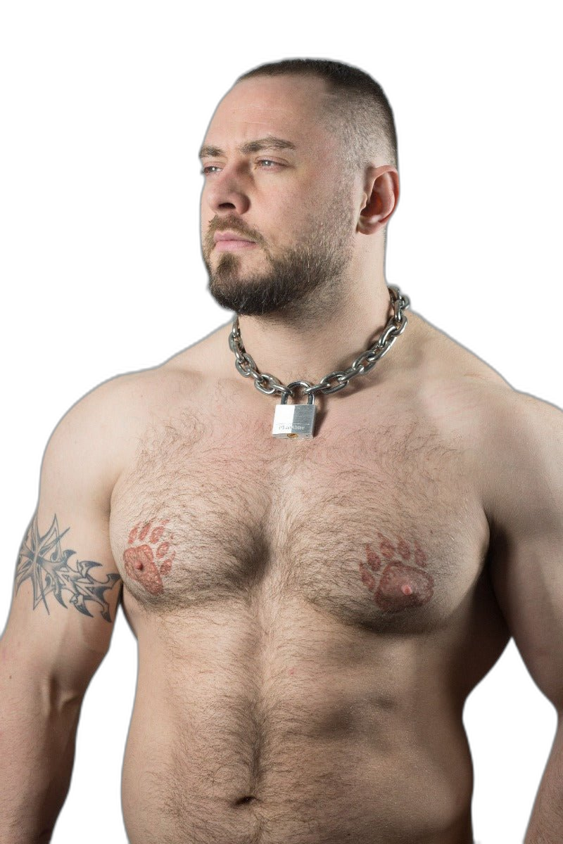 ruff GEAR Pitbull Chain 6mm with 40mm Master Lock