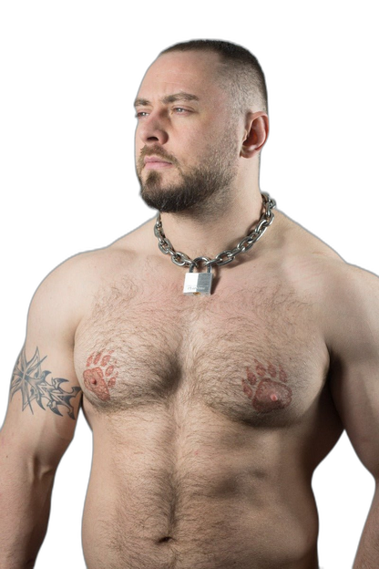 ruff GEAR Pitbull Chain 6mm with 40mm Master Lock