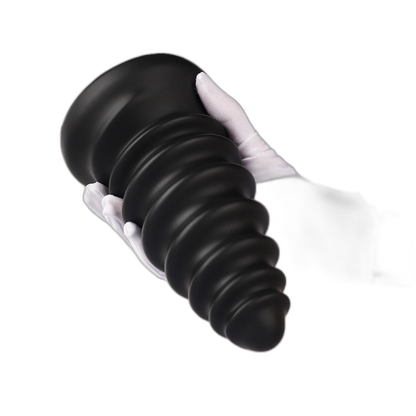 Milo - Ribbed Butt Plug - Soft Anal Dilator - Huge Anal Toy - Anal Sex Toy