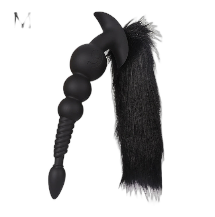 Rama - Silicone Anal Beads  - 3 Anal Balls With Tail - Anal Trainer