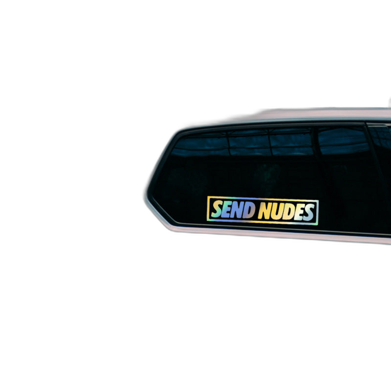 Send Nudes Car Sticker