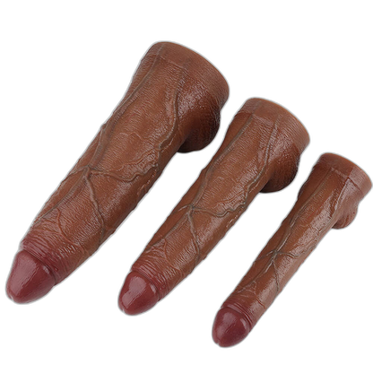 Yiren - Realistic Brown Dildo - Dual Density Dildo