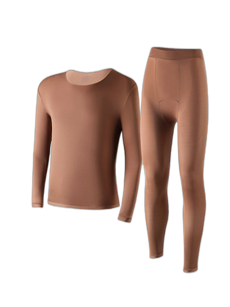 Men's Skin-Friendly Ultra-Thin High-Elastic Anti-Static Thermal Base Layer Tops & Bottoms