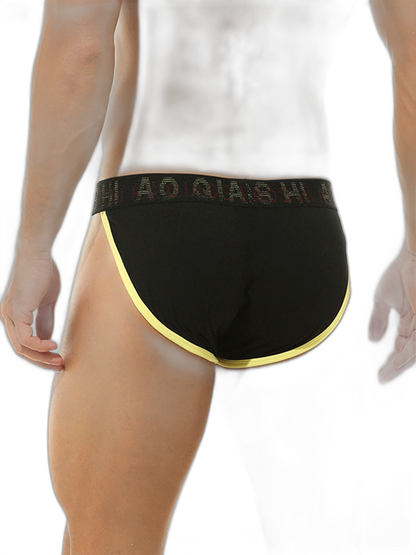 3 Pack Men's Large Pouch Button Waistband Briefs