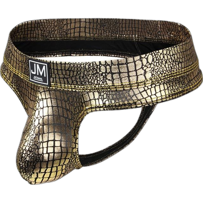 Jockmail Snakeskin Thong