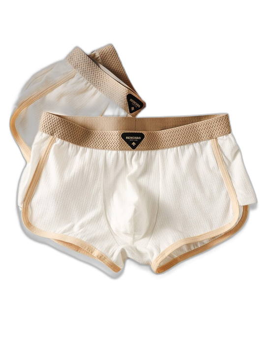 4 Pack Men's Ultra-Soft Premium Cotton Seamless Comfort Trunks
