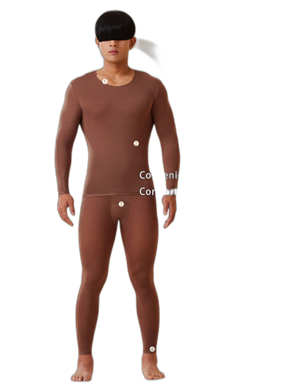 Men's Skin-Friendly Ultra-Thin High-Elastic Anti-Static Thermal Base Layer Tops & Bottoms