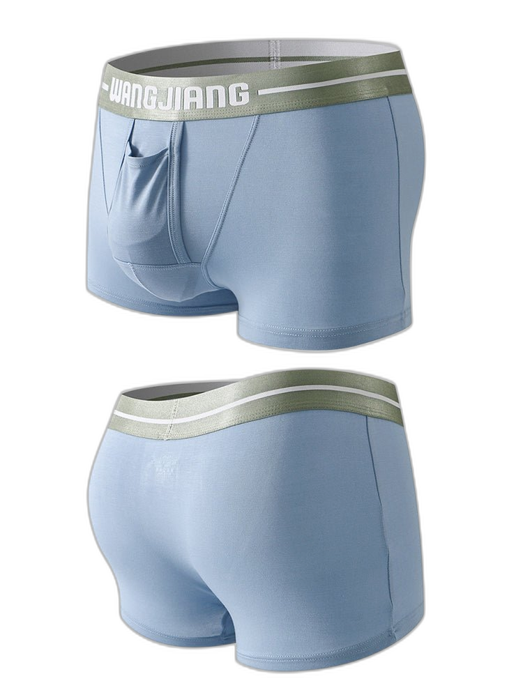 3 Pack Men’s Breathable Trunks with Front Pouch