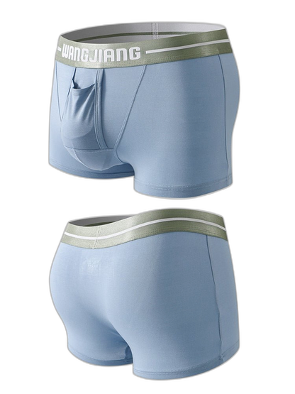 3 Pack Men’s Breathable Trunks with Front Pouch