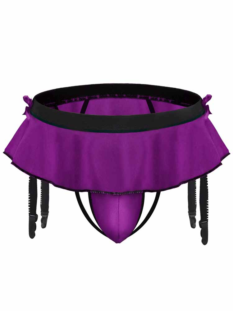 Men's Garter Clip Polyester Jockstraps