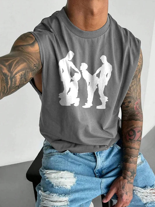Men's LGBT Gay Pride Print Tank Top