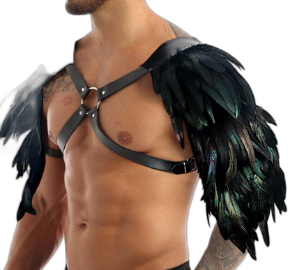 Dark Angel Feather Shoulder Harness