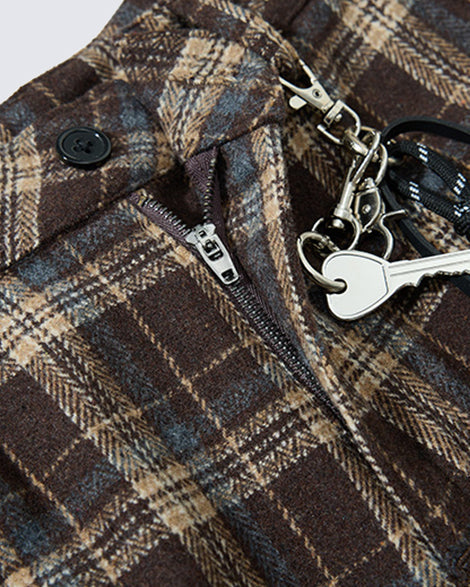 American Vintage Multi-Pocket Checkered Cargo Pants