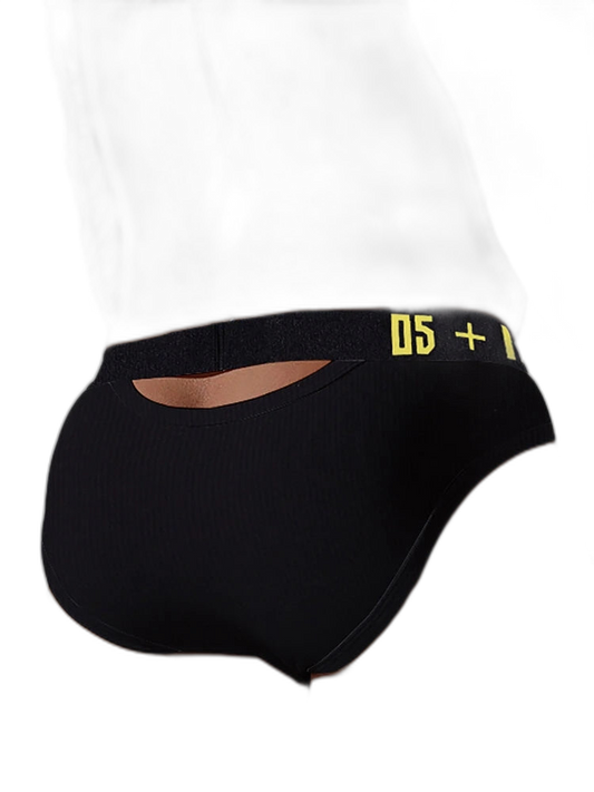 2 Pack Men's Hips Lifting Cotton Low-rise Briefs