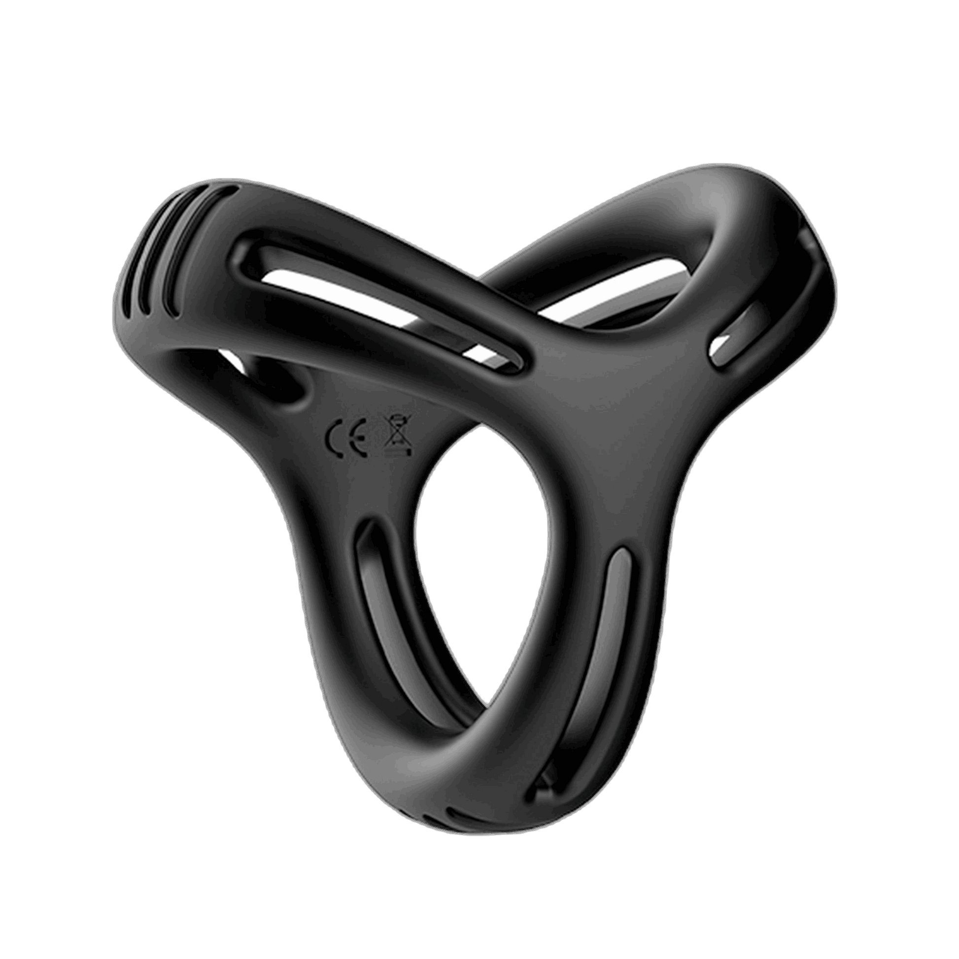 ruff GEAR Silicone Snug Fit Air Cock and Ball Ring Black
