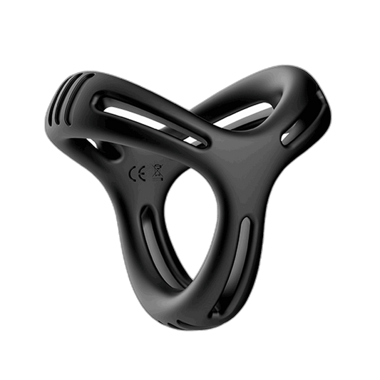 ruff GEAR Silicone Snug Fit Air Cock and Ball Ring Black