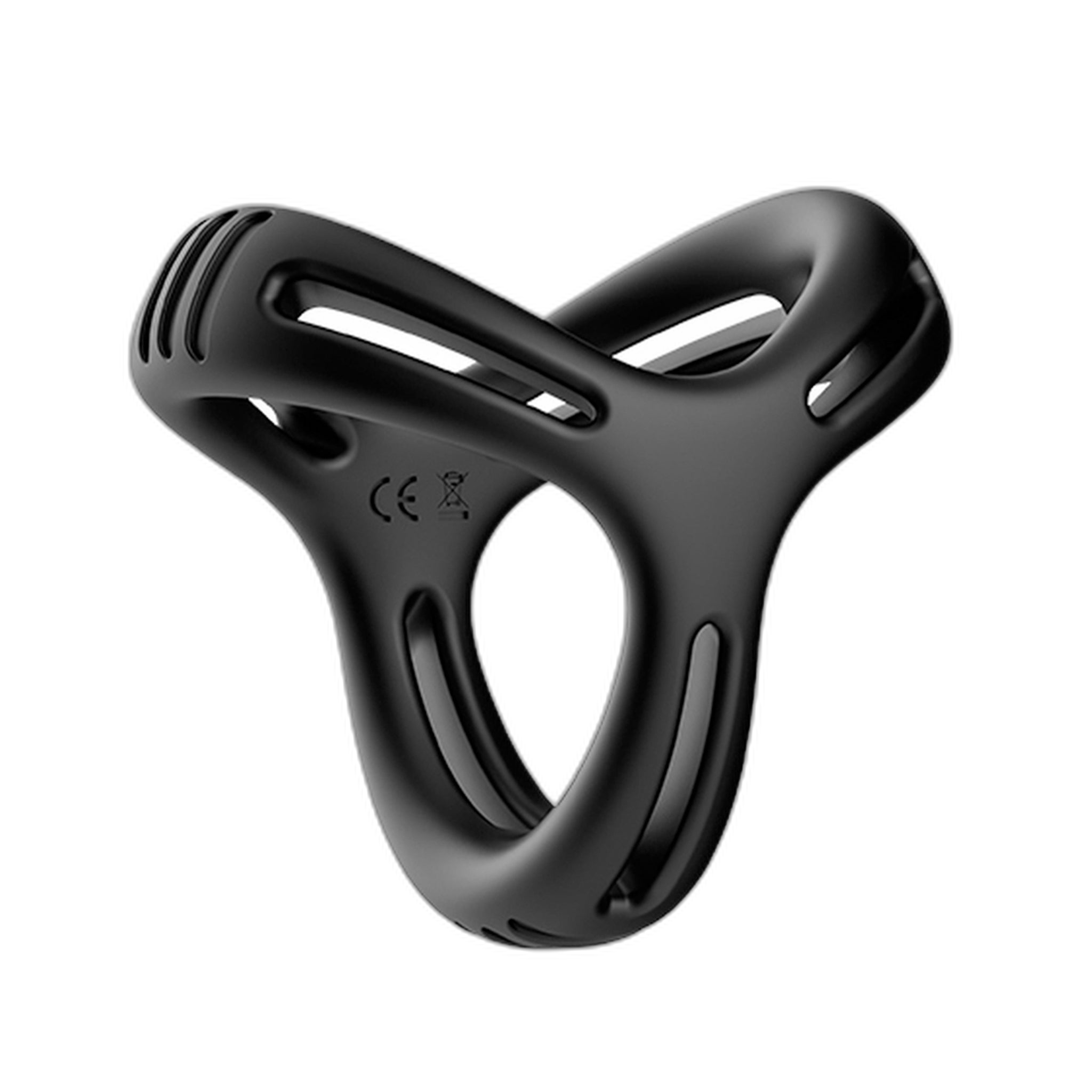 ruff GEAR Silicone Snug Fit Air Cock and Ball Ring Black
