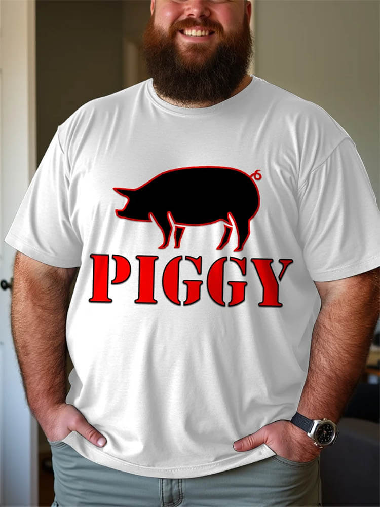 Men's LGBTQ Gay Piggy Art Print T-shirt
