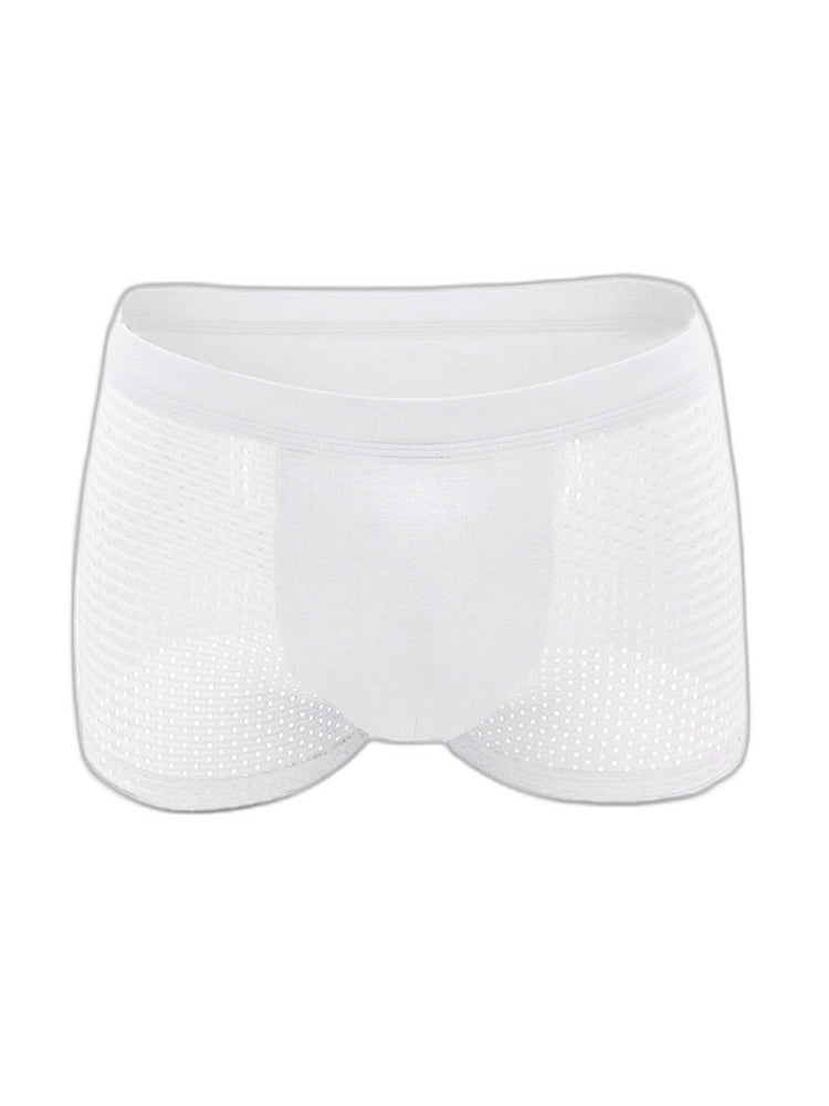 4 Pack Men’s Breathable Mesh Trunks with Antibacterial Fabric