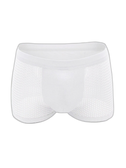 4 Pack Men’s Breathable Mesh Trunks with Antibacterial Fabric