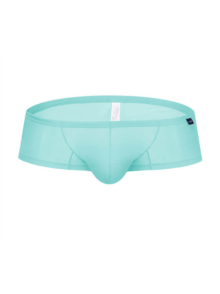 Men's Sexy Thin Low-Rise Ice Silk Boxer Briefs