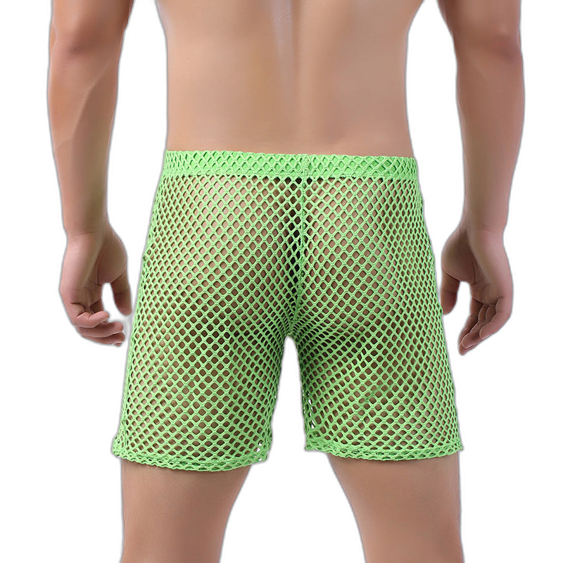 Mesh Fishnet Midway Shorts