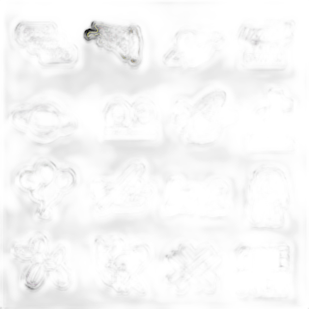 50 Neon Stickers